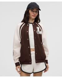 lululemon - Scuba Oversized Collegiate Jacket - Lyst