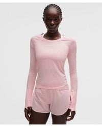 lululemon - – Swiftly Tech Long-Sleeve Shirt 2.4 Waist Length – – Size 4 - Lyst