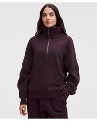lululemon - – Scuba Oversized Funnel-Neck Half Zip Sweatshirt Long – – Size Xs/Small - Lyst