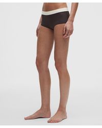 lululemon - – Underease Mid-Rise Ruched Boyshort Underwear – – Size Large - Lyst