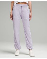 lululemon - Dance Studio Mid-rise Pants Regular - Color Purple/pastel - Size 0 - Lyst