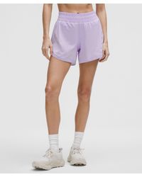 lululemon - Track That High-Rise Lined Short 5" - Lyst