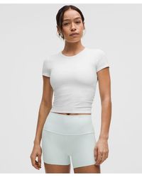 lululemon - All It Takes Back-Twist Ribbed Short-Sleeve Shirt - Lyst