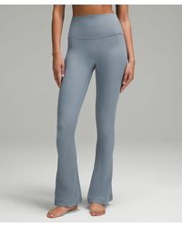 lululemon - Align High-rise Ribbed Mini-flared Pants Extra Short - Color Blue - Size 10 - Lyst