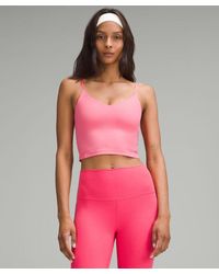 lululemon - Align Cropped Cami Tank Top Light Support, A/B Cup - Lyst