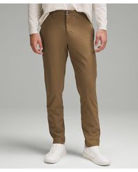 lululemon - Abc Classic-fit Trousers 32"l Warpstreme - Color Brown - Size 28 - Lyst