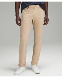 lululemon - Abc Classic-fit 5 Pocket Trousers 30"l Utilitech - Color Khaki - Size 32 - Lyst