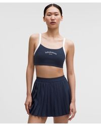 lululemon - – Straight-Strap Sports Bra Light Support, B/C Cup Tennis Deuce – – - Lyst