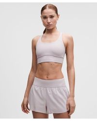 lululemon - – Energy Longline Sports Bra Medium Support, B-D Cups Evolve – – Size Large - Lyst