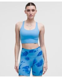 lululemon - Energy Longline Bra Medium Support, B-D Cups - Lyst