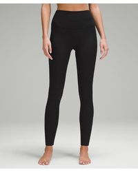 lululemon - Align Ribbed High-rise Pants - 28" - Color Black - Size 0 - Lyst
