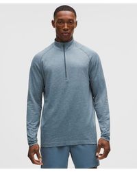 lululemon - – Metal Vent Tech Half Zip Long-Sleeve Top – Color Pastel/ – Size Large - Lyst