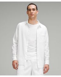 lululemon - Commission Long-sleeve Shirt - Color White - Size L - Lyst