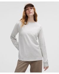 lululemon - All Yours Organic Cotton Long-Sleeve Shirt - Lyst