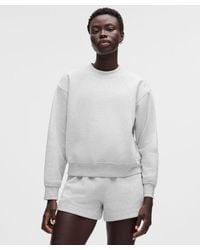 lululemon - – Steady State Superloft Crew Sweatshirt – Color Light/ – Size Large - Lyst