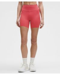 lululemon - – Fast And Free High-Rise Shorts 5 Pocket – 6" – – Size 4 - Lyst