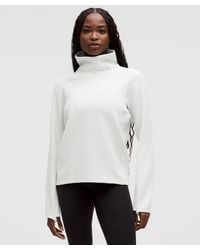 lululemon - – Waffle-Knit Funnel-Neck Long-Sleeve Shirt – – Size 4 - Lyst