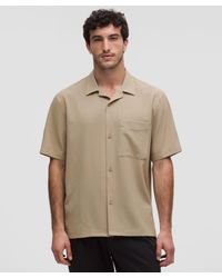 lululemon - – Lightweight Camp Collar Button-Up Shirt Pocket – – Size Large - Lyst