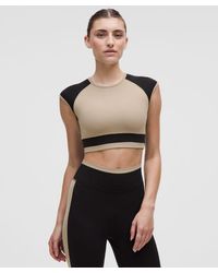 lululemon - Nulu Cropped Short-Sleeve Shirt - Lyst