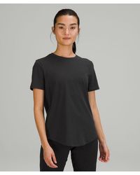 lululemon - Love Curved-hem Crewneck T-shirt - Color Black - Size 4 - Lyst