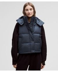 lululemon - Wunder Puff 600-Down-Fill Cropped Vest - Lyst