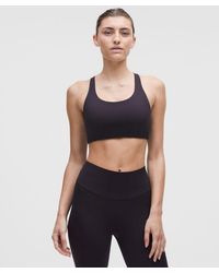 lululemon - – Nulux Strappy-Back Sports Bra Medium Support, B/C Cup – – - Lyst