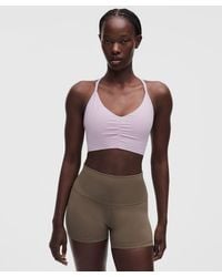 lululemon - Flow Y Ruched Bra - Lyst
