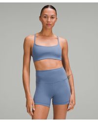 lululemon - Wunder Train Strappy Racer Bra Ribbed Light Support, A/b Cup - Lyst