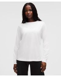 lululemon - All Yours Organic Cotton Long-Sleeve Shirt - Lyst