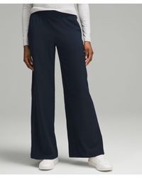 lululemon - Swift Mid-rise Wide-leg Pants Full Length - Color Blue - Size 0 - Lyst