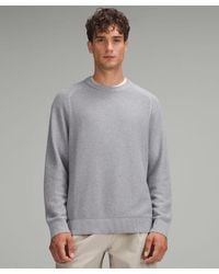 lululemon - Textured Knit Classic-Fit Crewneck Sweater - Lyst