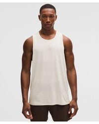 lululemon - – Fast And Free Tank Top Perforated Stripe – – Size 6 - Lyst