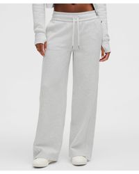 lululemon - Scuba Mid-Rise Wide-Leg Pants Tall - Lyst