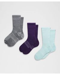 lululemon - – Power Stride Crew Socks 3 Pack – – - Lyst