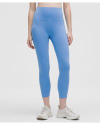 lululemon - – Wunder Train High-Rise Crop Leggings With Pockets – 23" – – Size 14 - Lyst