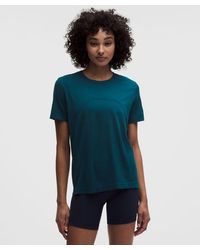 lululemon - – Swiftly Relaxed Short-Sleeve Shirt Hip Length – – Size 4 - Lyst