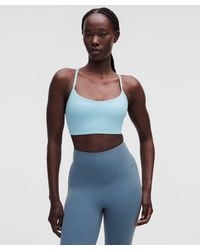 lululemon - – Flow Y Sports Bra Light Support, A/B Cup Evolve – – Size Large - Lyst