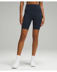 lululemon - Wunder Train High-rise Shorts - 8" - Color Blue - Size 0 - Lyst