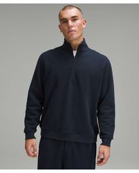 lululemon - Steady State Half Zip Sweatshirt - Color Blue - Size M - Lyst