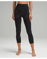 lululemon - Align High-rise Crop Leggings - 21" - Color Camo/black - Size 10 - Lyst
