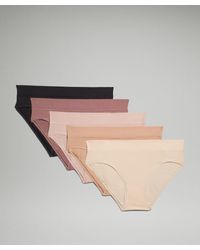 lululemon - Underease Mid-rise Bikini Underwear 5 Pack - Lyst