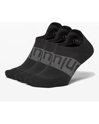 lululemon - Power Stride Tab Socks 3 Pack - Color Black - Size L - Lyst