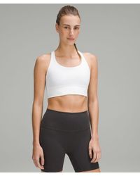 lululemon - – Energy Longline Sports Bra Medium Support, B–D Cups – – Size 14 - Lyst
