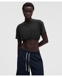lululemon - Jersey Training Super-Cropped T-Shirt - Lyst