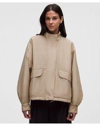 lululemon - – Oversized Cinch-Hem Reversible Jacket – Color Khaki/ – Size Large - Lyst