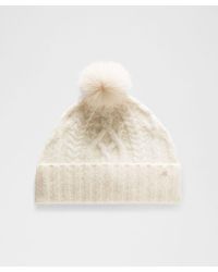 lululemon - Alpaca Wool-Blend Cable-Knit Pom Beanie - Lyst