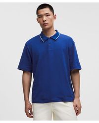 lululemon - – -Knit Jersey Short-Sleeve Polo Shirt – – Size Large - Lyst
