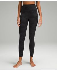 lululemon - Align High-rise Pants With Pockets - 25" - Color Camo/black - Size 0 - Lyst