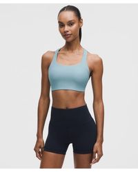 lululemon - – All-Time Hero Ribbed Sports Bra Medium Support, B/C Cup – – Size Large - Lyst