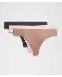 lululemon - Invisiwear Mid-Rise Thong Underwear - Lyst
